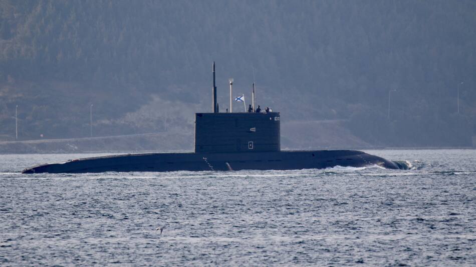 Submarino ruso que fue hundido por Ucrania. Foto: Reuters.