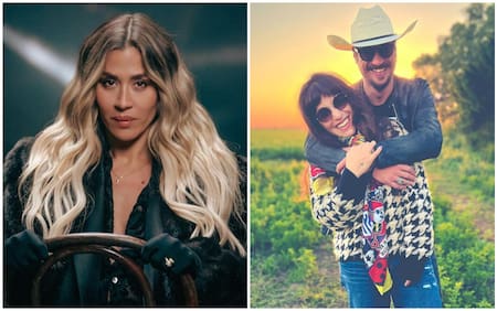 Jimena Barón y Daniel Osvaldo con Gianinna Maradona. Fotos: Instagram.