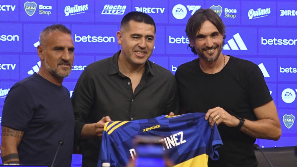 Diego Martínez, entrenador de Boca JuniorsBoca Juniors. Foto: Télam
