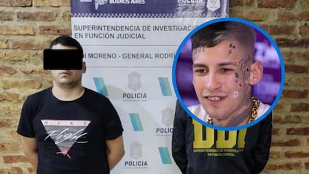 Detención de Daniel Emanuel de Marco, amigo de L-Gante. Foto: NA.