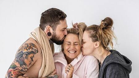 Saskia Michalski, Marcin y Luly, poliamor