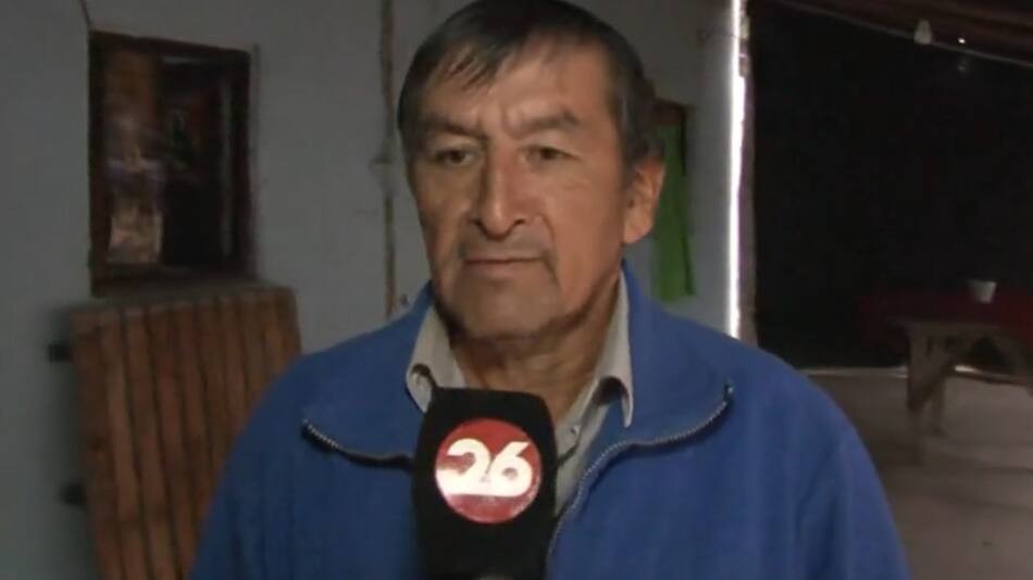 José Peña habló con Canal 26 sobre la desaparición de su hijo Loan.