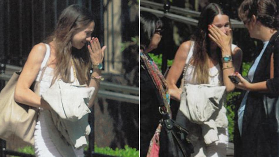Pampita rompió en llanto en la vía pública (Revista Gente)