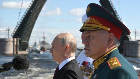 Putin en el Día de la Armada. Foto: Reuters.