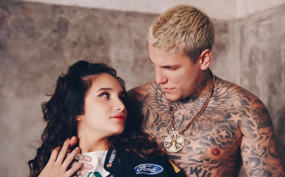 Alex Caniggia y Melody Luz. Foto: Instagram/alexcaniggia.