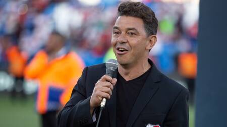 Marcelo Gallardo, director técnico. Foto: EFE