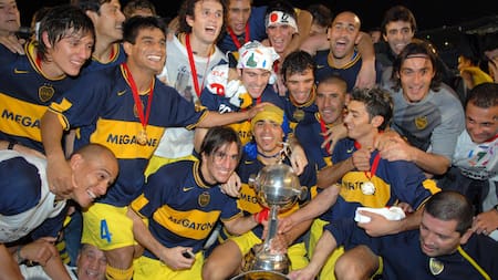 Boca Juniors campeón de la Copa Libertadores 2007. Foto: NA