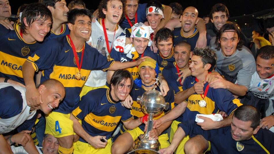 Boca Juniors campeón de la Copa Libertadores 2007. Foto: NA
