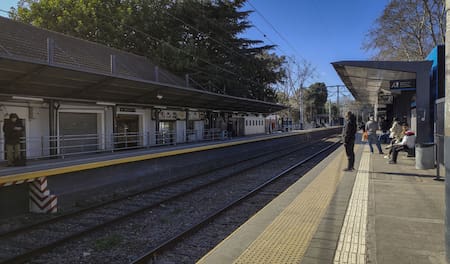 Sin servicio de trenes. Foto: NA.