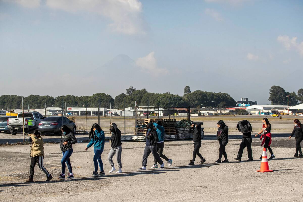 Migrantes deportados en Estados Unidos. Foto: EFE