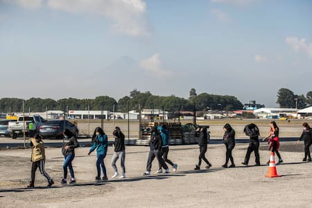 Migrantes deportados en Estados Unidos. Foto: EFE