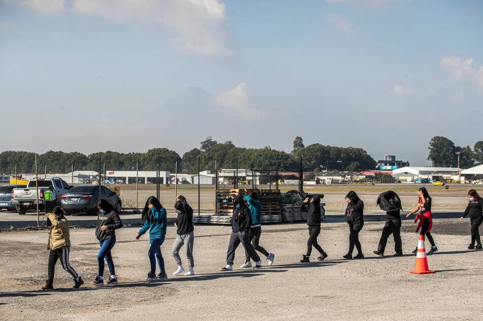 Migrantes deportados en Estados Unidos. Foto: EFE