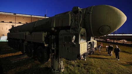 SATÁN 2, el misil del juicio final ruso. Foto: EFE.