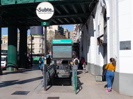 Laa estación Palermo de la línea D fue cerrada el 9 de diciembre pasado. Foto: SBASE.