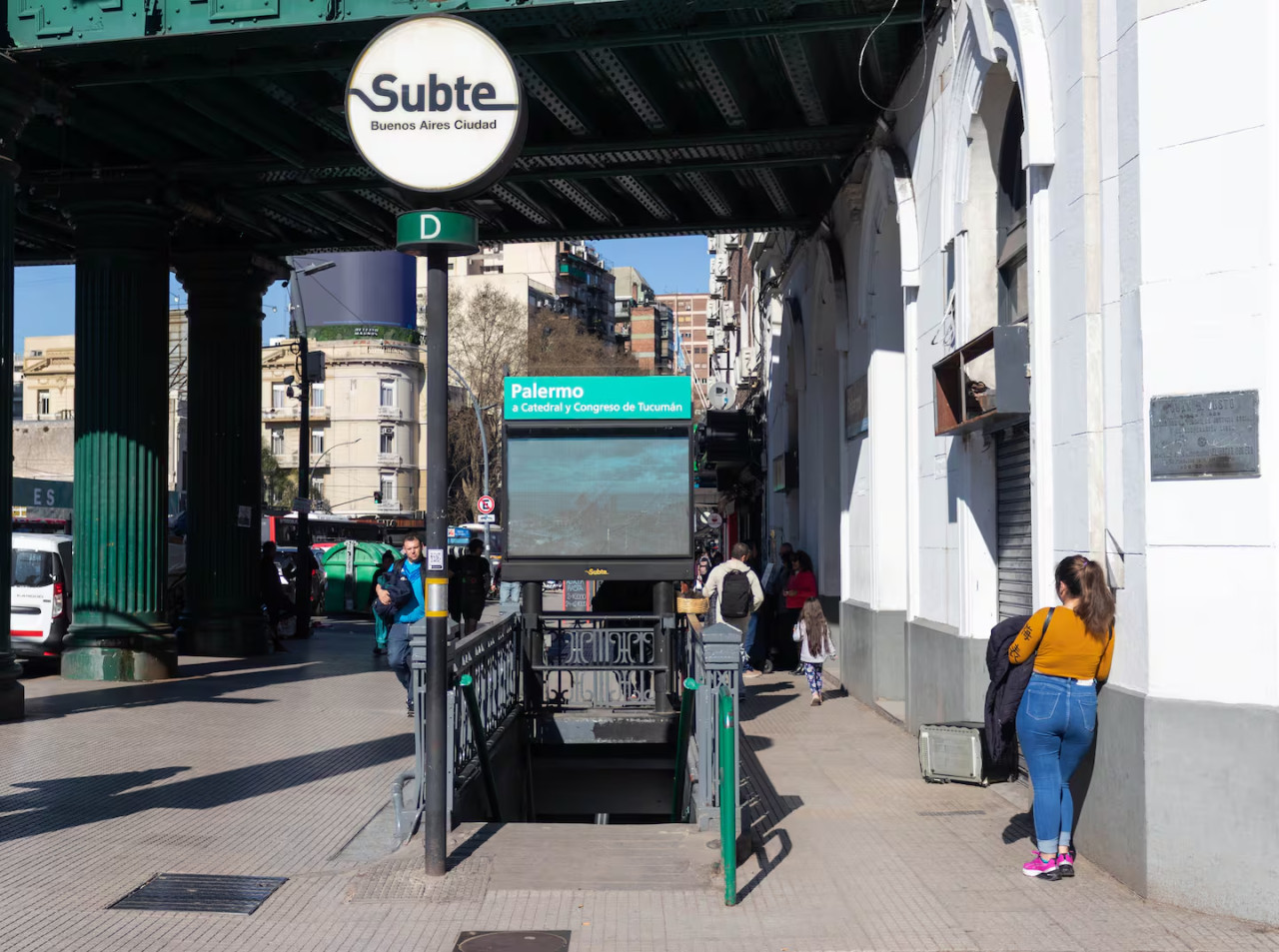 Laa estación Palermo de la línea D fue cerrada el 9 de diciembre pasado. Foto: SBASE.
