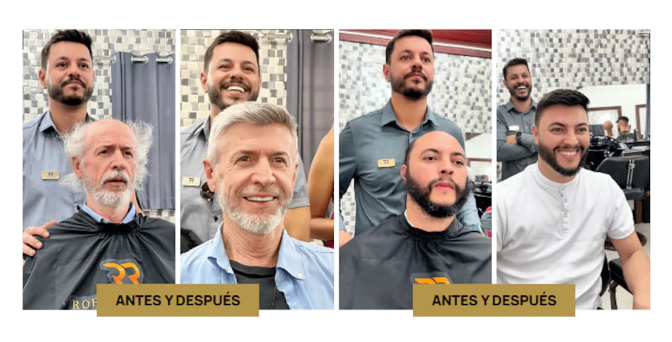 La barbería viral de Brasil que le devuelve el pelo a los hombres.