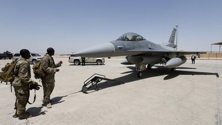 Aviones F-16. Foto: Reuters.