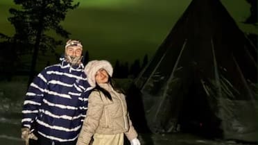 Las vacaciones de María Becerra: cuánto cuesta ver las auroras boreales en el Círculo Polar Ártico de Finlandia