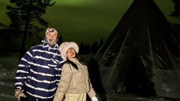 Las vacaciones de María Becerra: cuánto cuesta ver las auroras boreales en el Círculo Polar Ártico de Finlandia