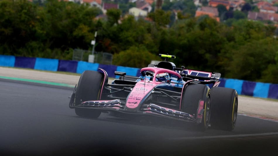 Franco Colapinto en el GP de Hungría de Fórmula 1.