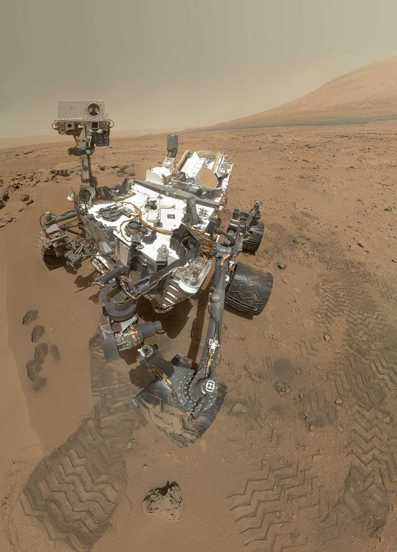 El Curiosity Rover de la NASA. Foto: X / @MarsCuriosity.