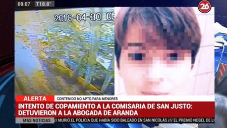 Letizia Analía Tortosa, abogada de Aranda - Ataque a comisaría de San Justo