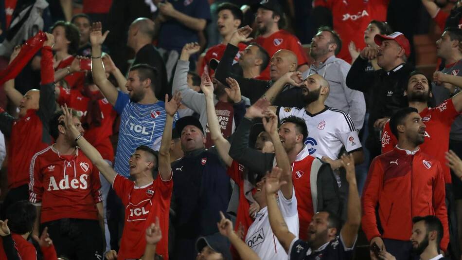 Hinchas de Independiente en Brasil (Reuters)
