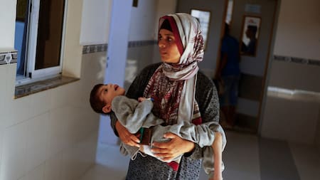 Víctimas de Gaza. Foto: Reuters.