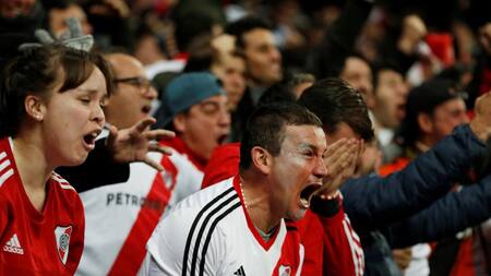 Hinchas River - SUperfinal Libertadores Reuters