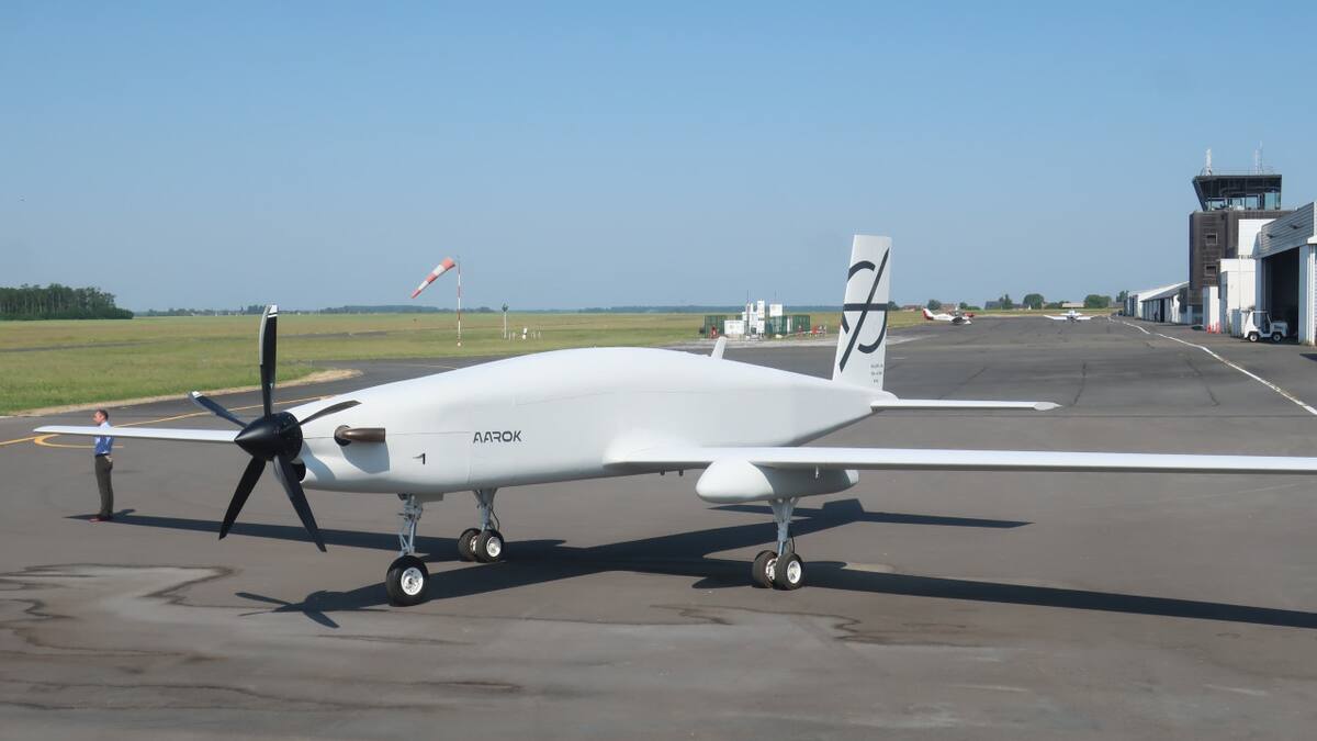 El dron Aarok. Foto: Twitter @GarethJennings3