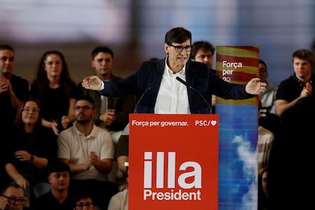 Salvador Illa, Partido Socialista de Cataluña. Foto: Reuters