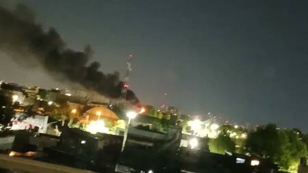 Incendio en Avellaneda. Foto: X.