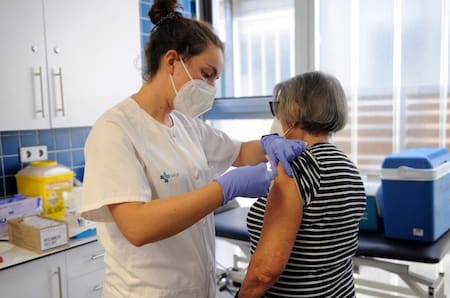 Vacunacion contra la gripe en pandemia