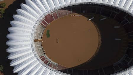 Inundaciones en Brasil. Foto: EFE