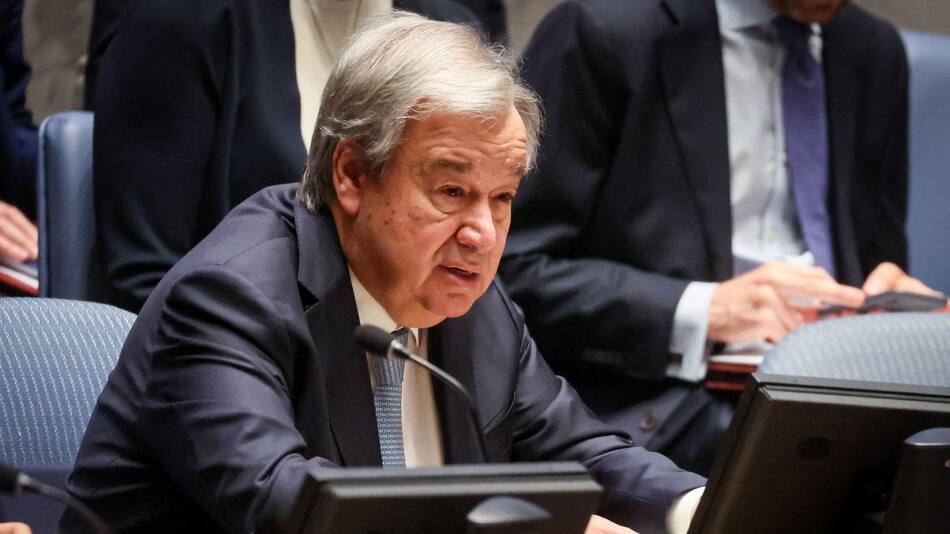 El Secretario General de la ONU, Antonio Guterres. Foto: Reuters.