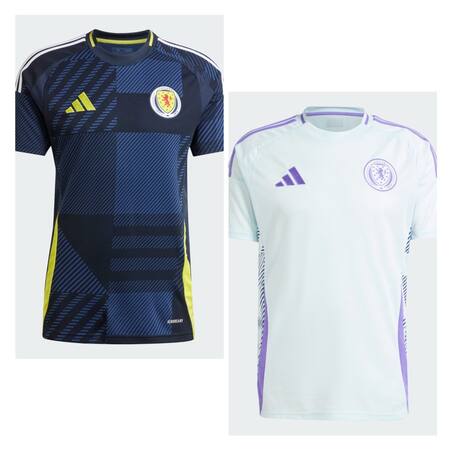 Camiseta titular y suplente de Escocia