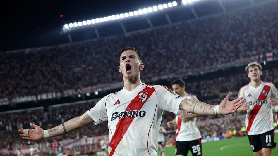 Franco Mastantuono. Foto: Reuters/Agustin Marcarian.