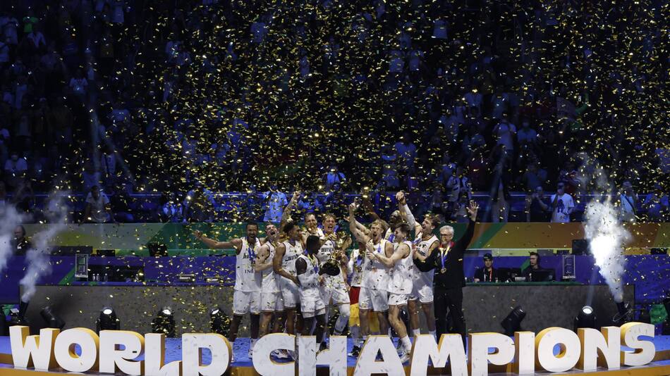Alemania campeón del Mundial de básquet 2023. Foto: EFE.