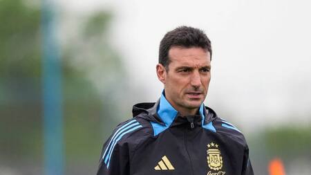 Lionel Scaloni, entrenador de la Selección Argentina. Foto: NA.
