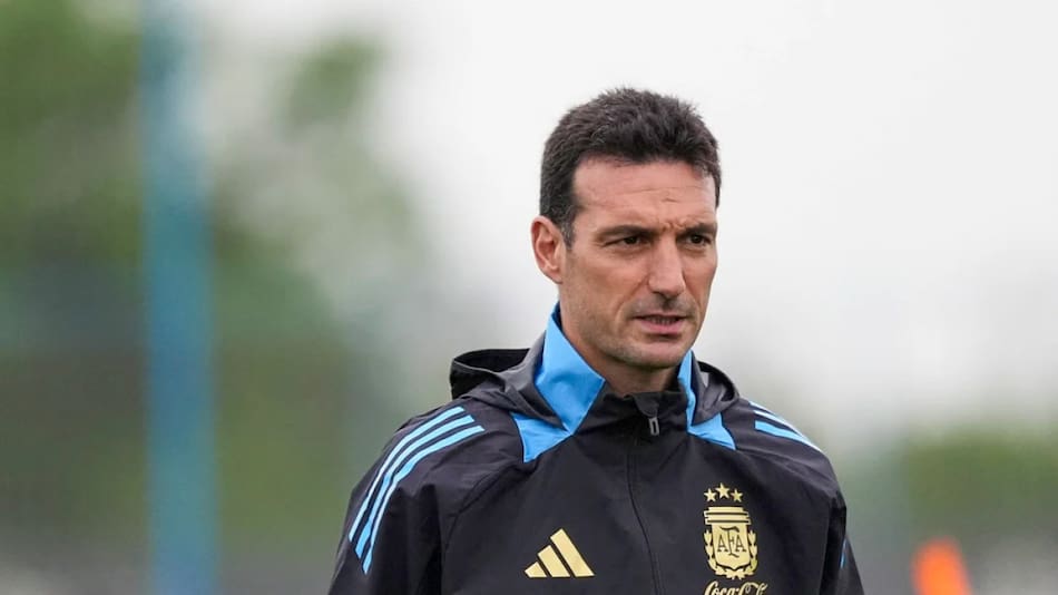 Lionel Scaloni, entrenador de la Selección Argentina. Foto: NA.