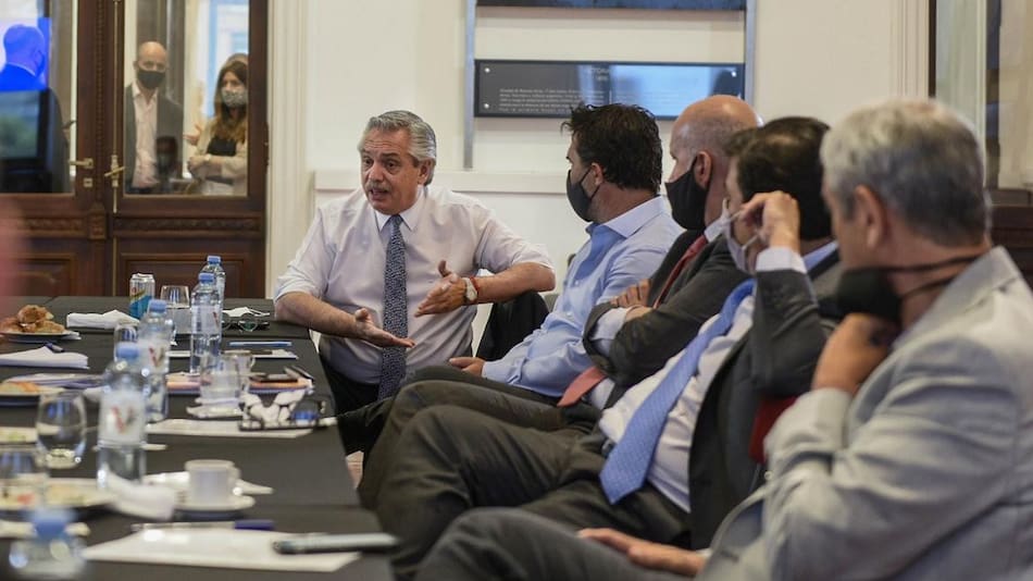 Alberto Fernández, presidente de Argentina, reunión de gabinete, NA