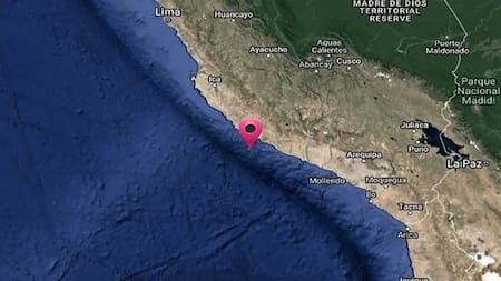 Sismo en Arequipa. Fuente: X
