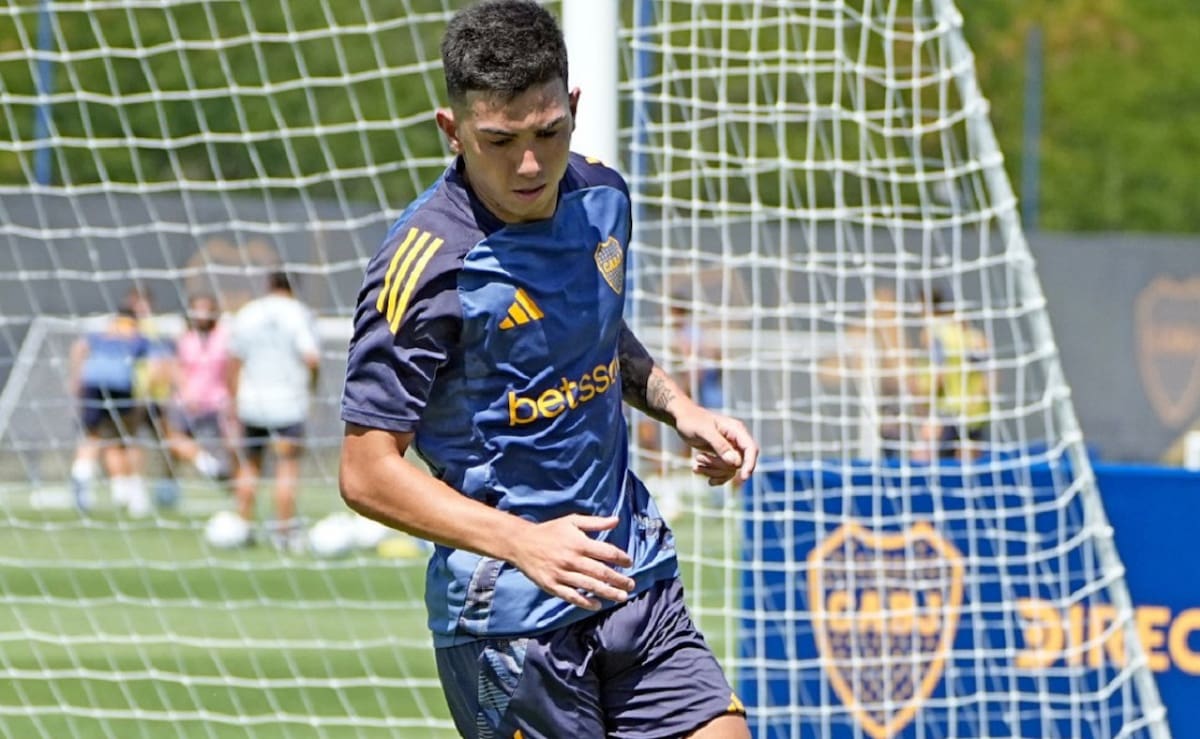 Alan Velasco, nuevo jugador de Boca. Foto: Instagram @bocajrs