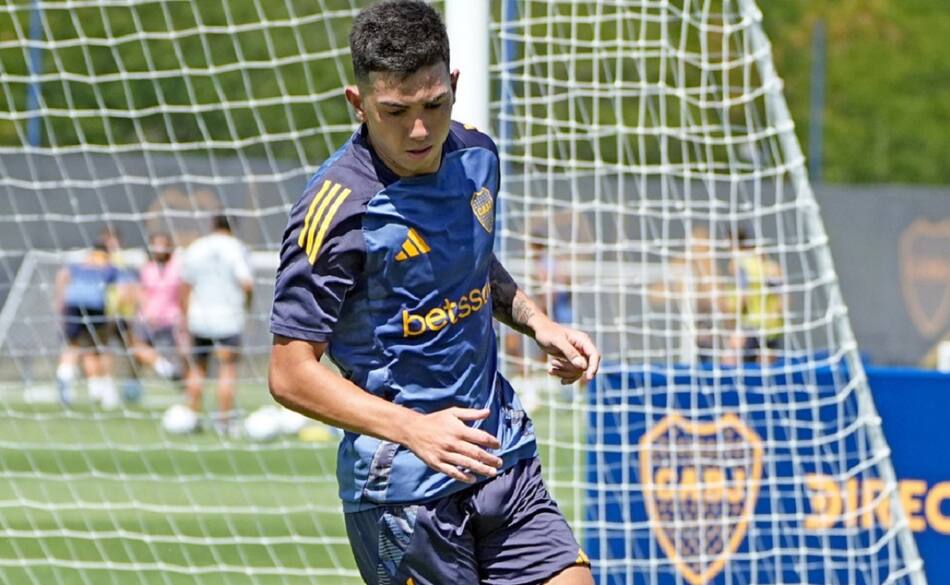 Alan Velasco, nuevo jugador de Boca. Foto: Instagram @bocajrs