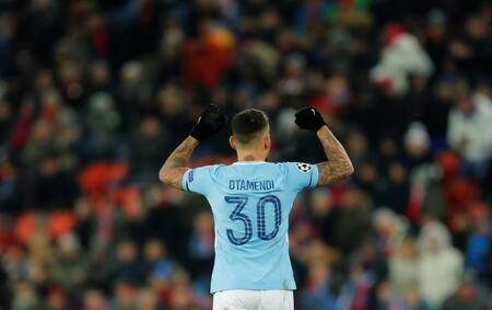 Champions League - Basilea vs. Manchester City - Otamendi - Reuters