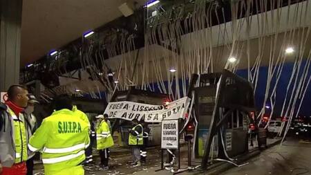 Protesta con liberación de peajes, foto NA
