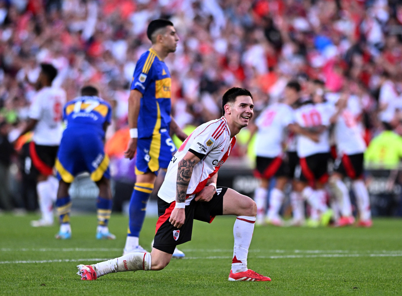 Franco Mastantuono. Foto: Reuters/Agustin Marcarian.