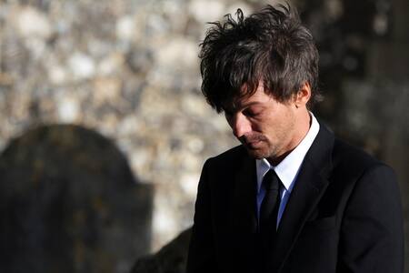 Louis Tomlinson en el velorio de Liam Payne. Foto: Reuters.