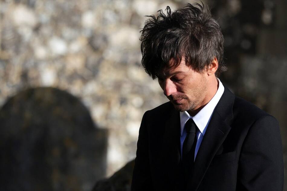 Louis Tomlinson en el velorio de Liam Payne. Foto: Reuters.