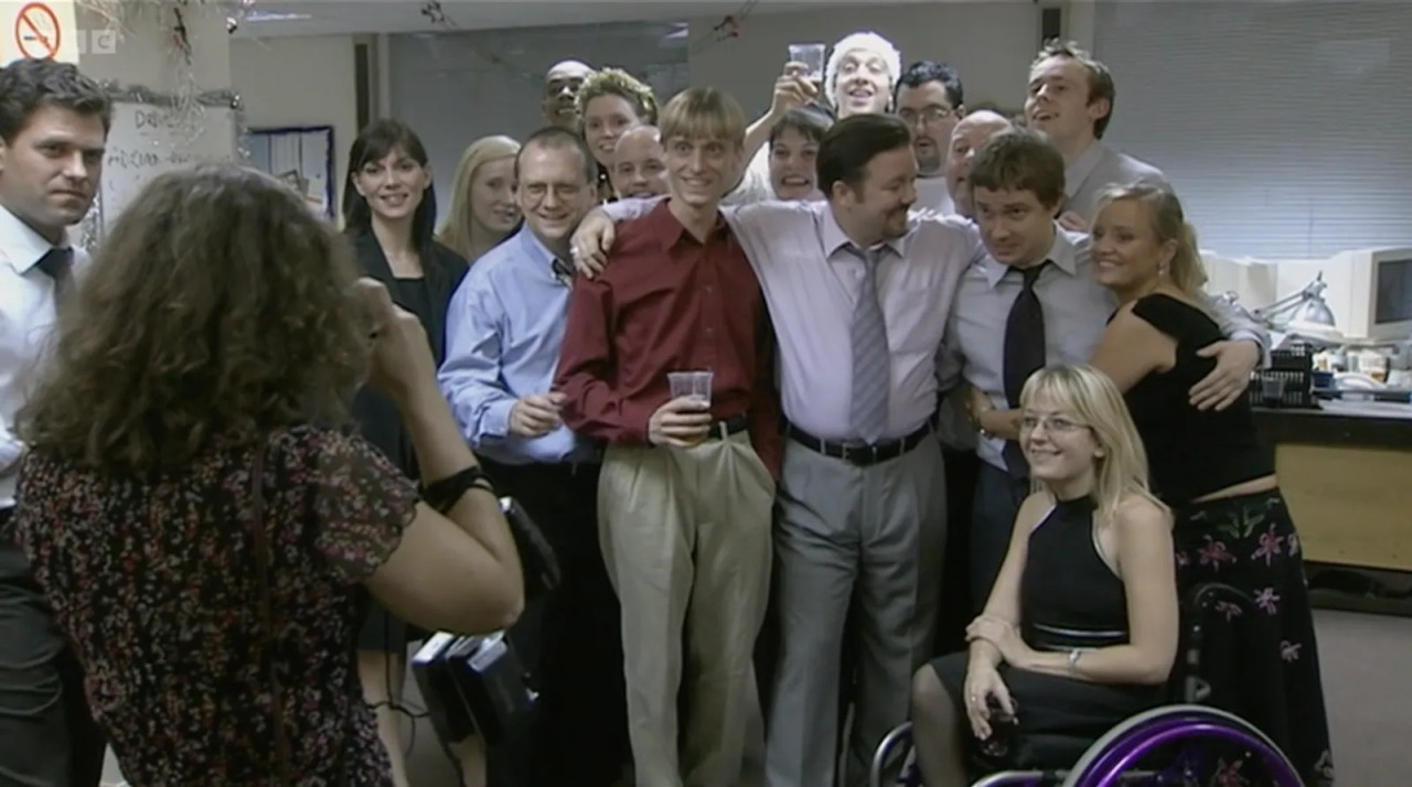 The Office, versión británica. Foto: Captura.